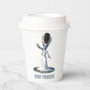 Stay Freaky! Bride of Frankenstein Paper Cups