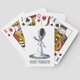 Stay Freaky! Bride of Frankenstein Playing Cards