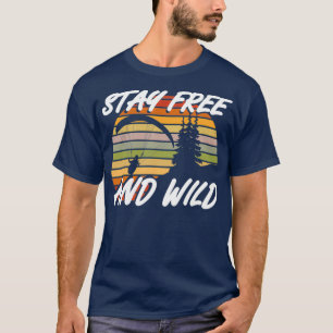 Stay Free And Wild Paragliding Paragliding T-Shirt