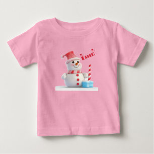 Stay Frosty: Adorable Winter Snowman T-Shirts! Baby T-Shirt