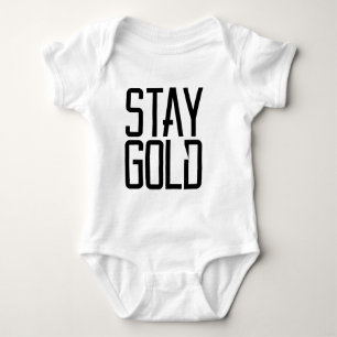 Stay Gold Baby Bodysuit