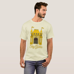Stay Golden Fantasy Castle Motto T-Shirt