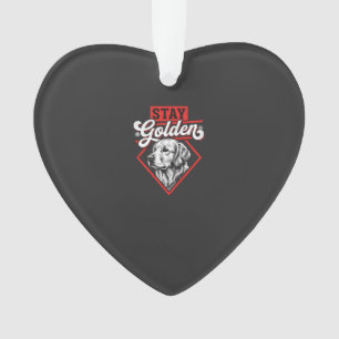 Stay Golden Golden Retriever Dog Ornament