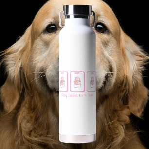 Stay Golden... Let's Mahj Golden Retriever Mahjong Water Bottle
