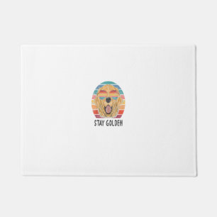 Stay Golden Retriever Dog Gifts Doormat