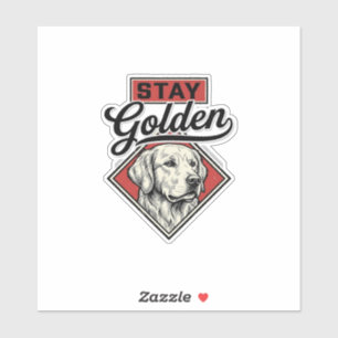 Stay Golden Retriever Vintage Dog Vector Design_1