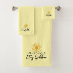 Stay Golden Towel – Soft, Stylish & Sun