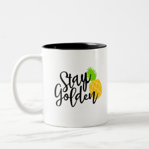 Stay golden Two-Tone coffee mug