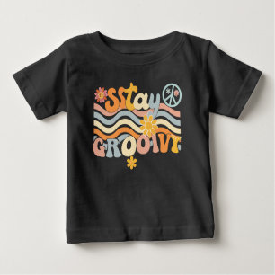 Stay Groovy 70s Aesthetic Hippie Shirt