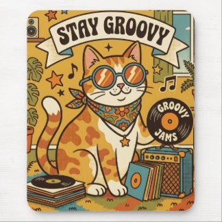 STAY GROOVY | Animal Lover | Bohemia Mouse Pad