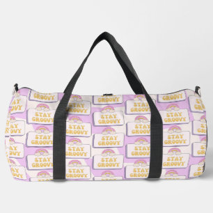 Stay Groovy Duffle Bag