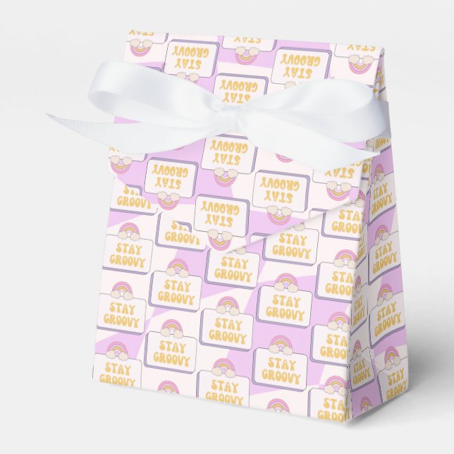 Stay Groovy Favour Box (Front Side)