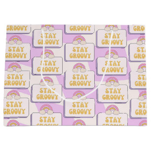 Stay Groovy Large Gift Bag
