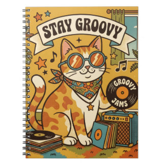 STAY GROOVY NOTEBOOK