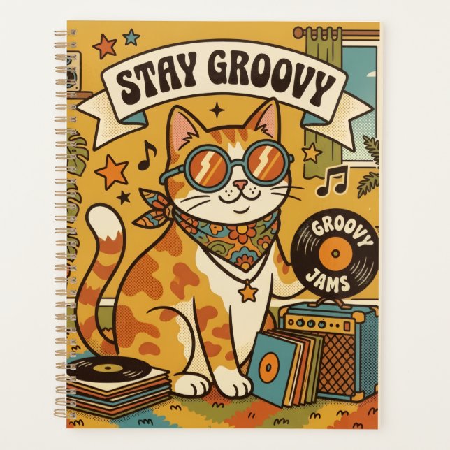 STAY GROOVY  PLANNER (Front)