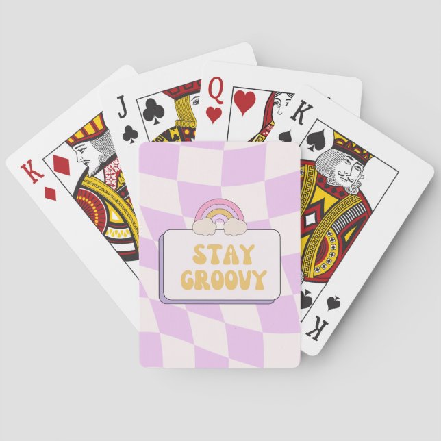 Stay Groovy Playing Cards (Back)
