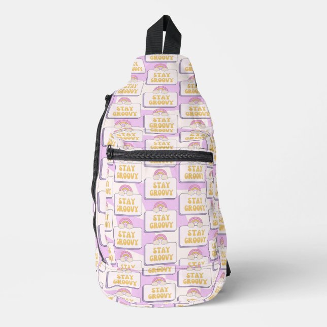 Stay Groovy Sling Bag (Front)