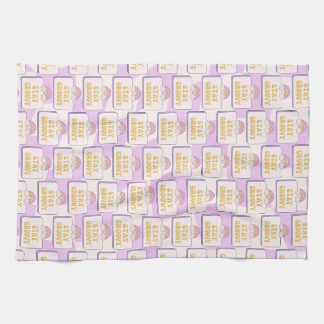Stay Groovy Tea Towel (Horizontal)