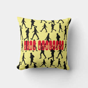 'Stay Healthy!' Running Jogging Pillow Cushion