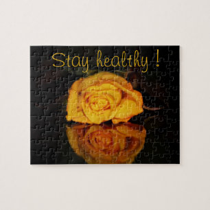 Stay healthy with rose jigsaw puzzle