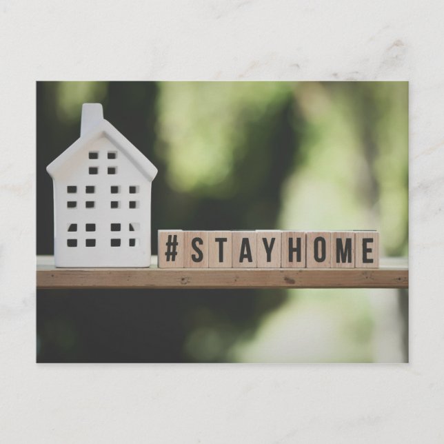 Stay Home - Corona Virus Postcard (Front)