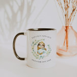 Stay Home Stay Safe | Watercolor Sloth Mug<br><div class="desc">A gift any sloth or coffee lover will enjoy! Whether you're drinking your morning coffee, your evening tea, or something in between – this mug's for you! Trendy personalised design. These mugs make the perfect gift. Add your custom wording to this design by using the "Edit this design template" boxes...</div>