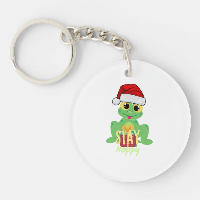 Stay Hoppy Key Ring (Front)
