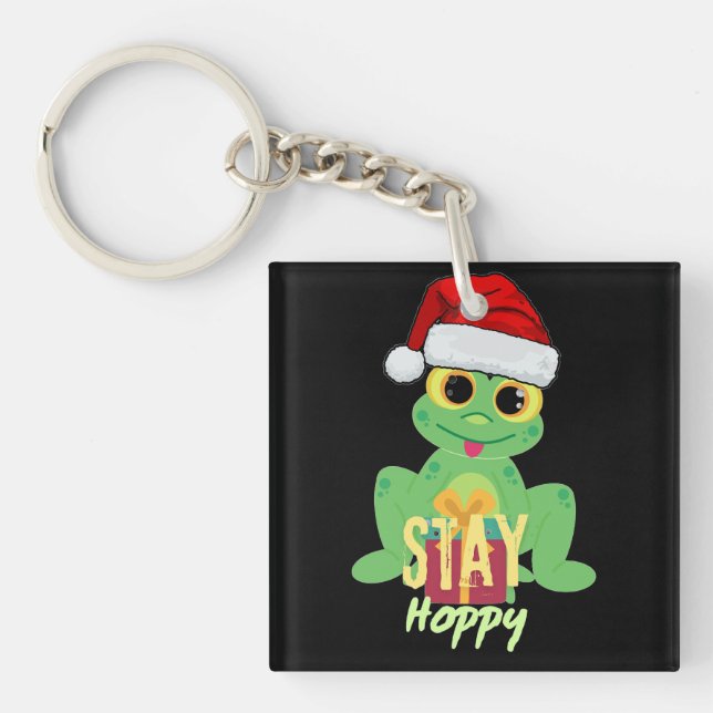 Stay Hoppy Key Ring (Front)