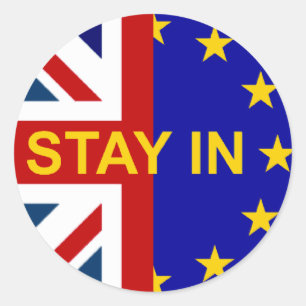 Stay IN! Classic Round Sticker