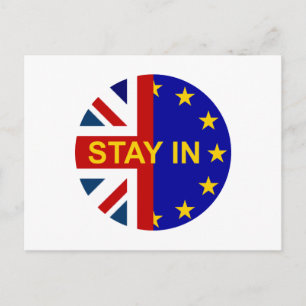 Stay IN! Postcard