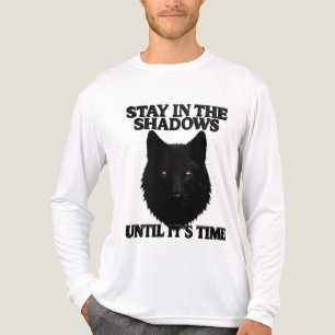 Stay In The Shadows Wolf Nature Design Men's T-Shi Tri-Blend Shirt