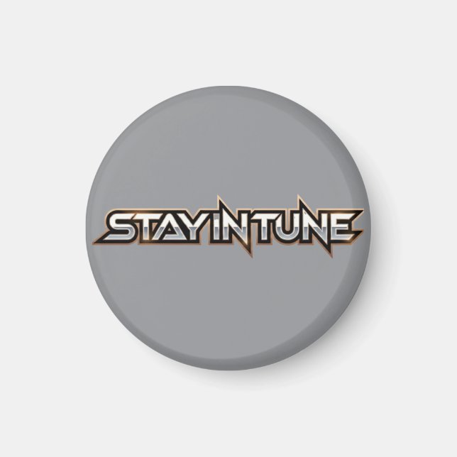 Stay in Tune - text Magnet (Front)