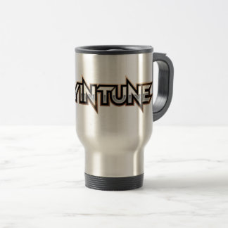 Stay in Tune - text Travel Mug