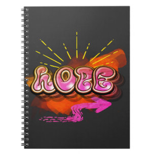 Stay Inspired Graffiti HOPE Graphic Notebook