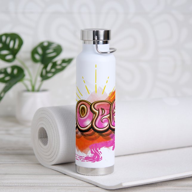 Stay Inspired Graffiti HOPE Graphic Water Bottle (Yoga)