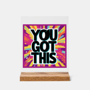 Stay Inspired – Motivational & Uplifting Designs Acrylic Sign