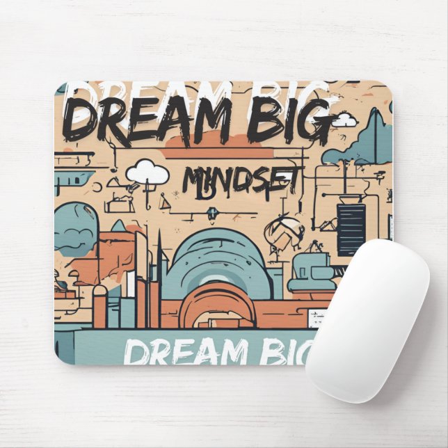 Stay Inspired – Motivational & Uplifting Designs Mouse Pad (With Mouse)