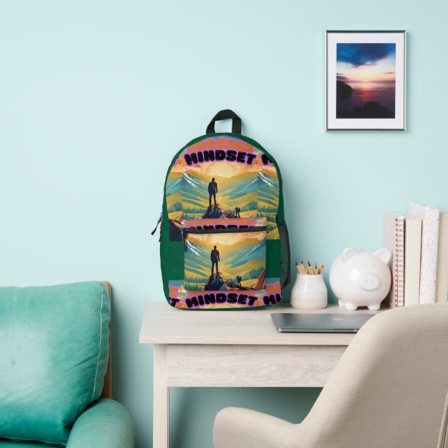 Stay Inspired – Motivational & Uplifting Designs Printed Backpack (Insitu)