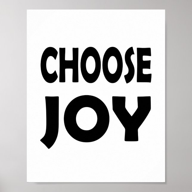 Stay Joyful | Inspirational Happiness Poster (Front)