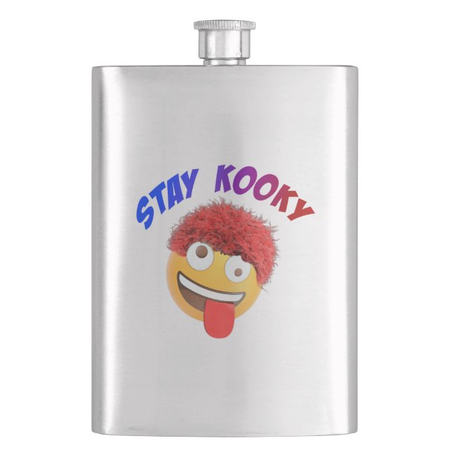 Stay Kooky Hip Flask (Front)