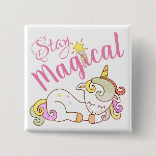 Stay Magical Unicorn Dream Pin Personalised