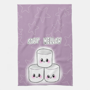 Stay Mellow Marshmallow Tea Towel