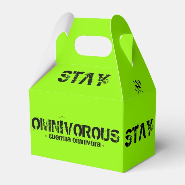 Stay natural, stay omnivorous! favour box (Back Side)
