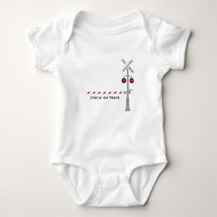 Stay On Track Baby Bodysuit
