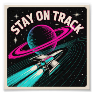 Stay On Track Photo Print