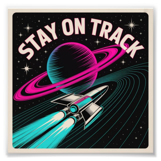 Stay On Track Photo Print (Front)