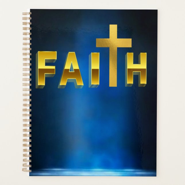 "Stay organised, stay inspired with our faith Planner (Front)