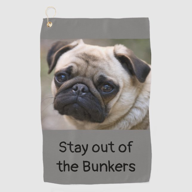 Stay out of the Bunkers Golf Towel (Front)