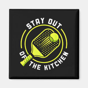 Stay out of the kitchen pickleball paddle magnet