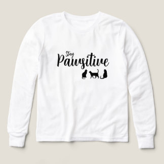Stay Pawsitive Black Cat